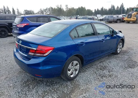 2015 Honda Civic Lx из США, поврежденный, VIN 2HGFB2F56FH525914
